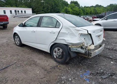 2016 Chevrolet Sonic Ls Auto z USA, uszkodzony, nr VIN 1G1JA5SH0G4110253